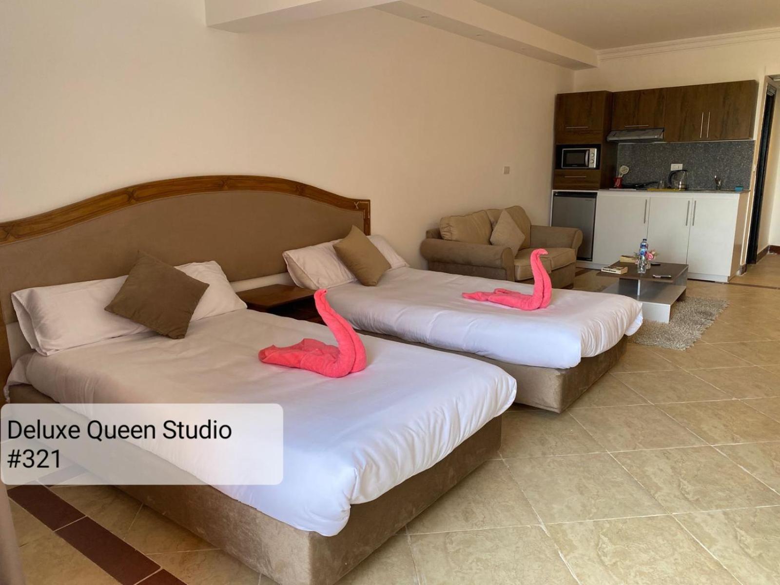 Alia Beach Residence Hurghada Chambre photo